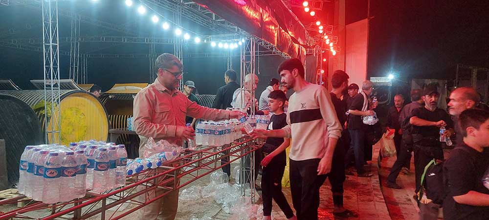 خادمان آب ایران، پای کارِ حسین(ع) برای خدمت به زائران اربعین
